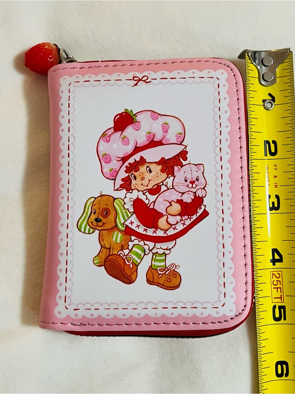 NWOT Strawberry Shortcake Pink Zip Wallet - Picture 6 of 7